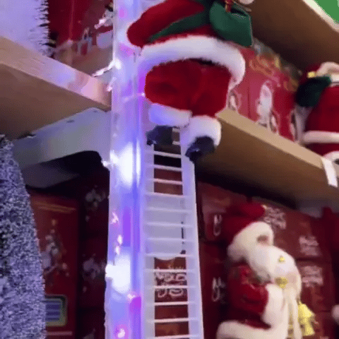 ¡Dale vida a tus celebraciones con el Papá Noel Eléctrico Escalador!