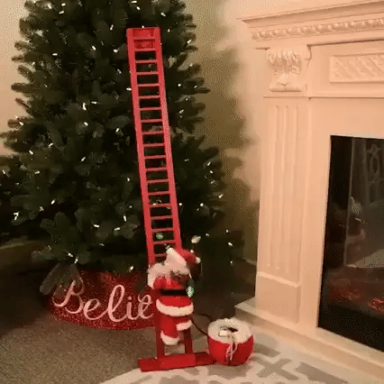 ¡Dale vida a tus celebraciones con el Papá Noel Eléctrico Escalador!